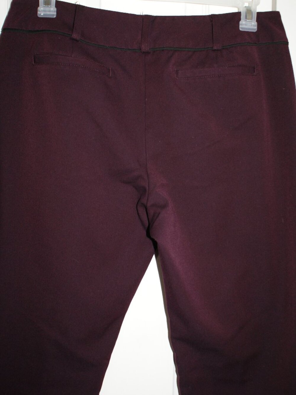 NY&CO 7th Avenue Design - Maroon/Plum Trouser - 14 TALL - LIKE NEW - Picture 3 of 9